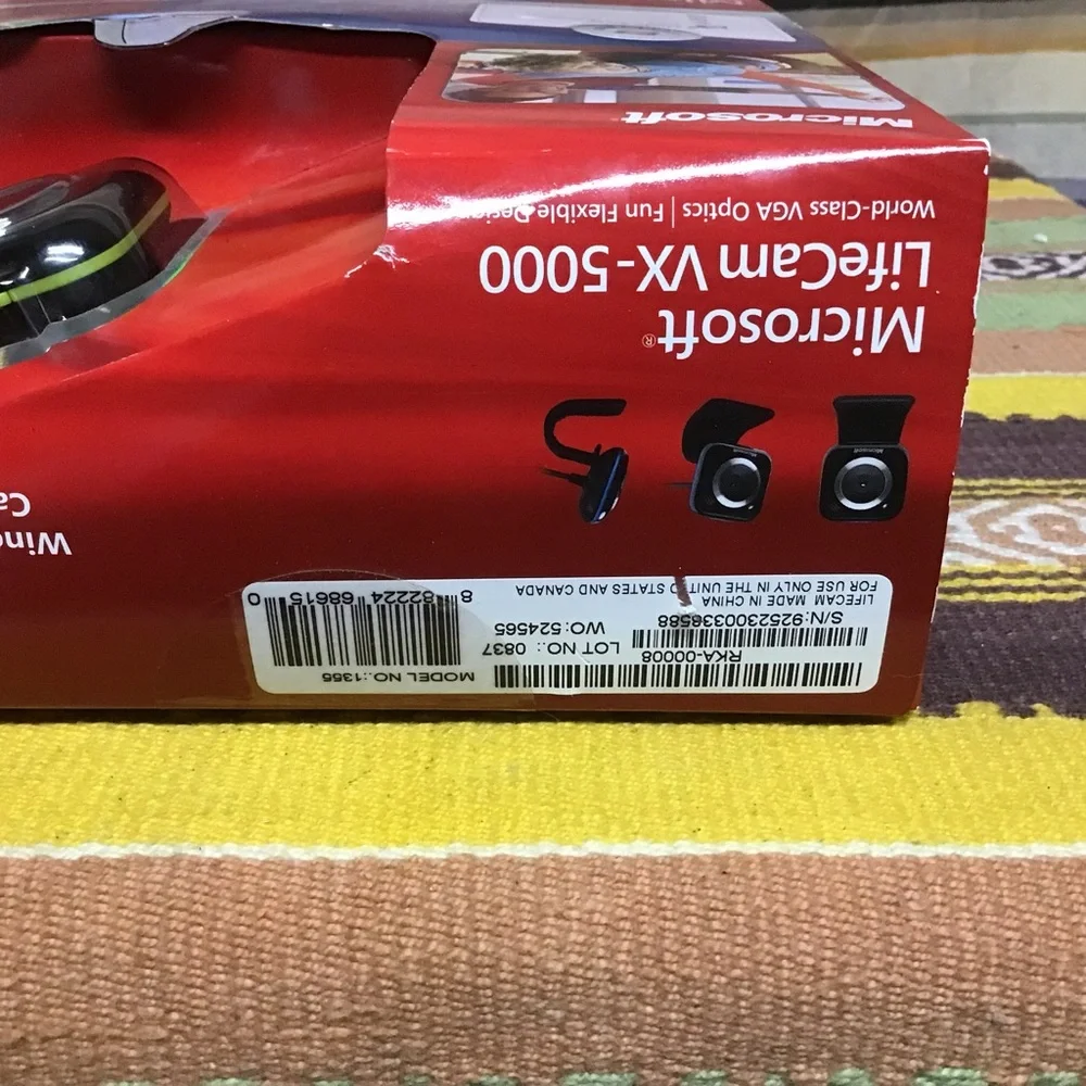Microsoft life cam vx 5000 new